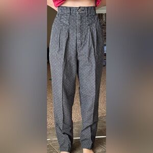 Vintage Rockies Denim Grey Black Patterned Jeans 28
